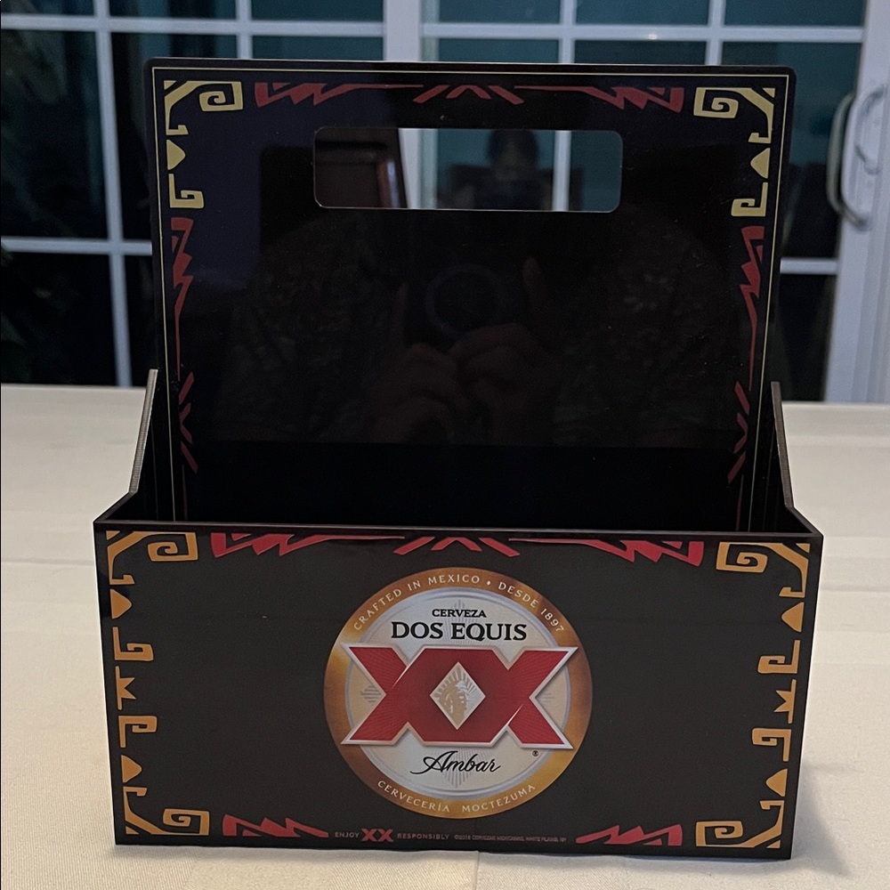 Rare Collectible Dos Equis Ambar Beer Caddy